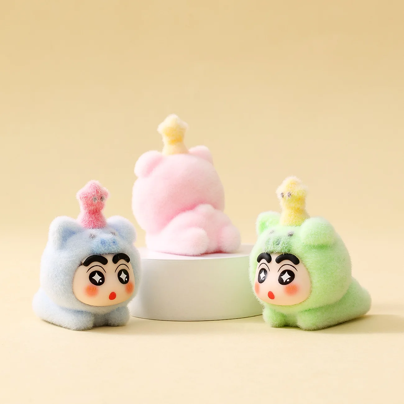 10 قطعة-جديد صغير كارتون الطفل سلسلة ثلاث سنوات لطيف الكرة لعبة مكتب عنصر الزخرفية للاستخدام المكتبي #5