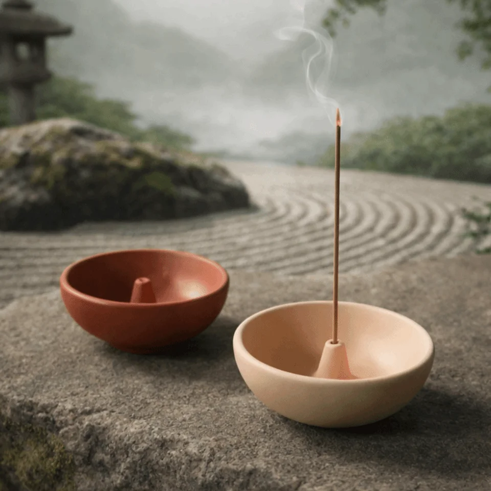 Spiritual Practice Retro Incense Holder Zen Style Sturdy Incense