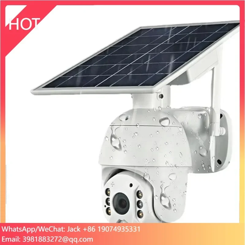 Aplicación S10 4MP 2MP. Ubox Outdoor Smart 4G Cámara PTZ inalámbrica Seguridad WIFI CCTV Cámara solar con tarjeta SIM