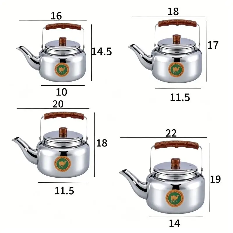 New Thickened Non-Magnetic Stainless Steel Kettle Induction Cooker Tea Water Boiler Home Supply - view 6