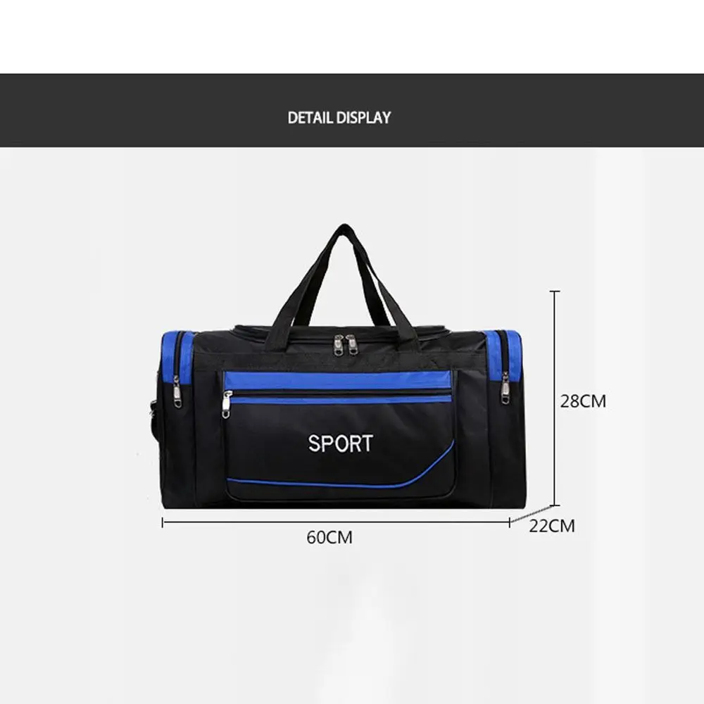 Multifunction 60 L Sports Gym Bag Nylon Large Capacity Duffel Bag Waterproof Luggage Bag Suitable for Travel