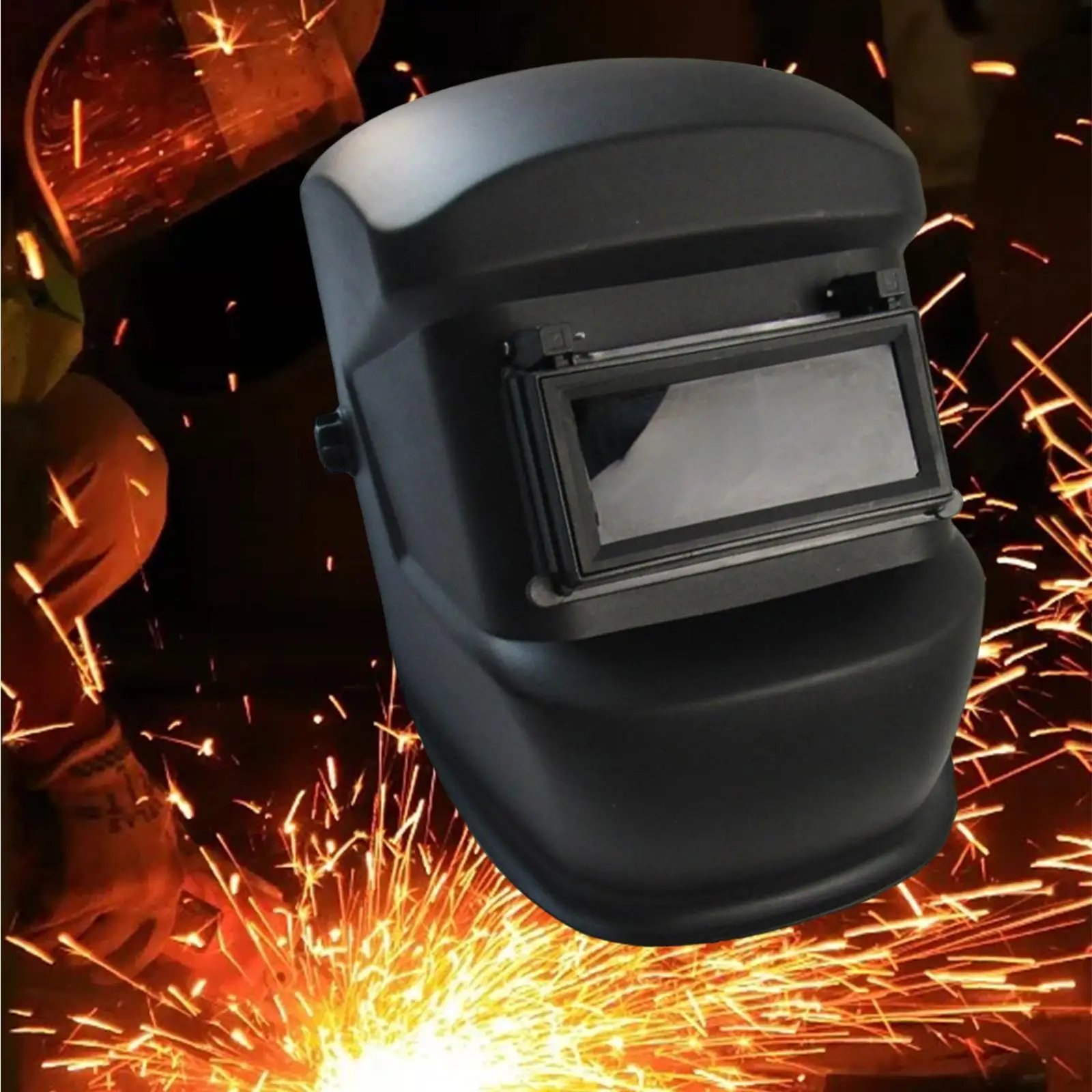 Electric Welder Cap Automatic Dimming Full Face Guard Welding Protective Cover for Outdoor Construction