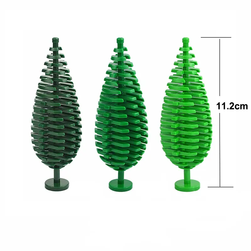 ألعاب لبنات البناء من الغابات الطبيعية ، زهرة الشجرة ، نبات شجيرة الصنوبر ، ملحقات السرو ، مغامرة الغابة ، المراعي ، 3 قطعة ، 3778