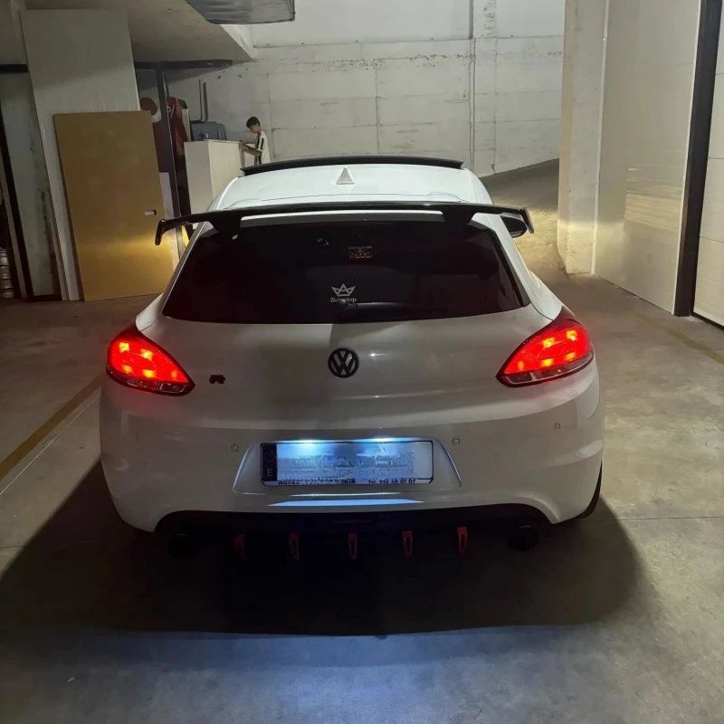 High Quality ABS Plastic Paint Gloss Black Rear Roof Lip Spoiler for Volkswagen Scirocco 2009- 2019 Universal