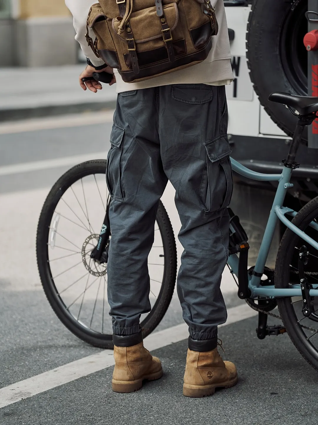 SIMWOOD-pantalones Cargo holgados para hombre, 2024 algodón, talla grande, alta calidad, Otoño, 100%