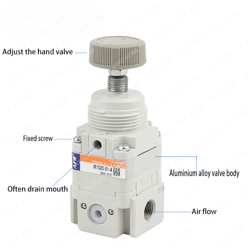 Pneumatic gas source processor high precision pressure regulating valve gas pressure reducing valve pressure regulating valve IR