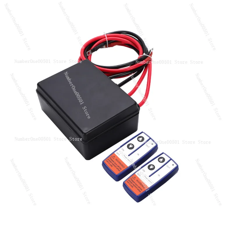 5000 Pounds Electric Winch Control Box, Wireless Remote Control 250A Car Crane Accessories Winch Control Box