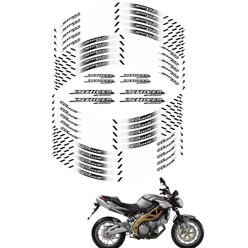 FOR APRILIA Shiver750 Motorcycle Parts Contour Wheel Decoration Decal Sticker - B  MOto