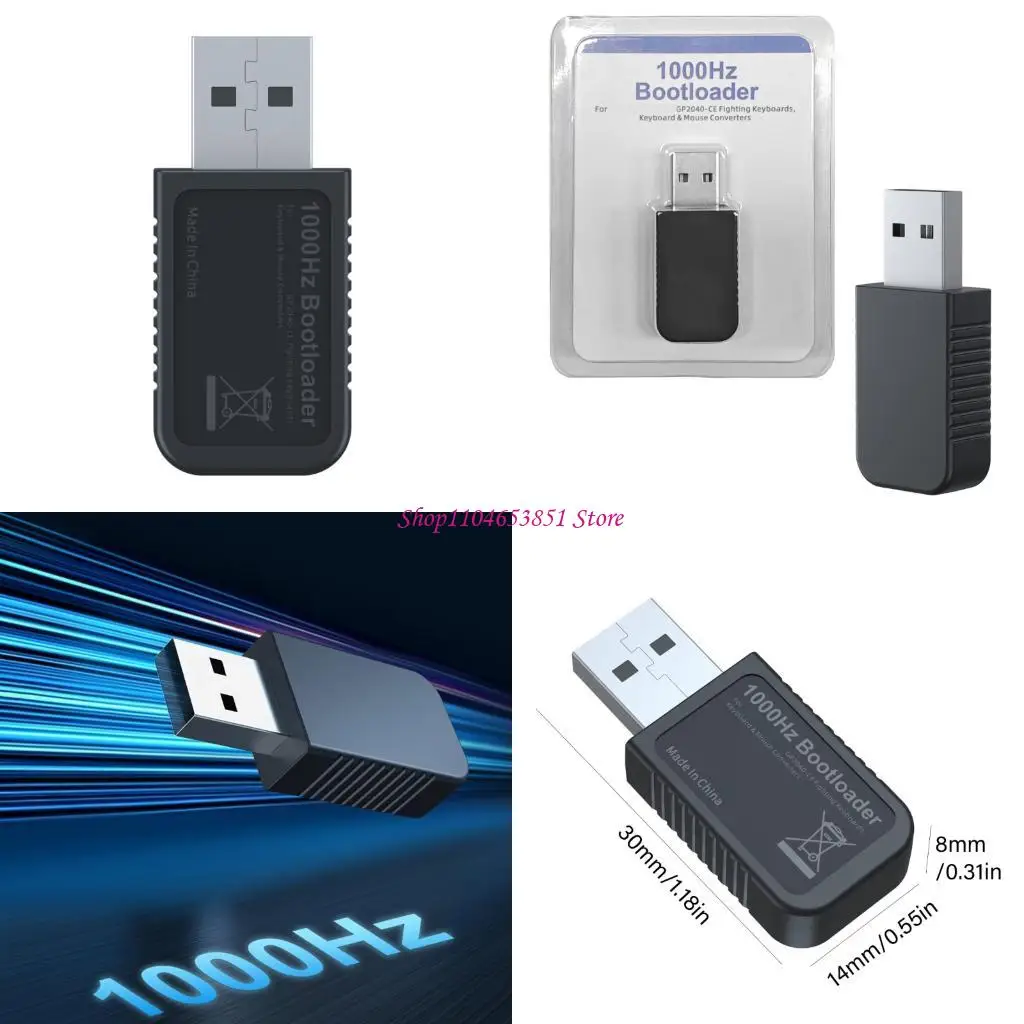 

Multiple Device Gaming Adapter Works With Keyboards Sticks And Racing Wheel 1000Hz Gaming Accessory