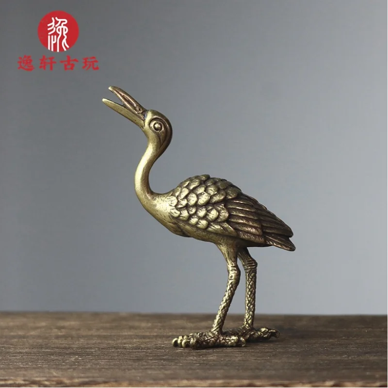 

Латунный кран с красной короной, твердый орнамент, медный держатель для благовоний, стоячий медный кран, держатель для благовоний на одной стойке, художественный C