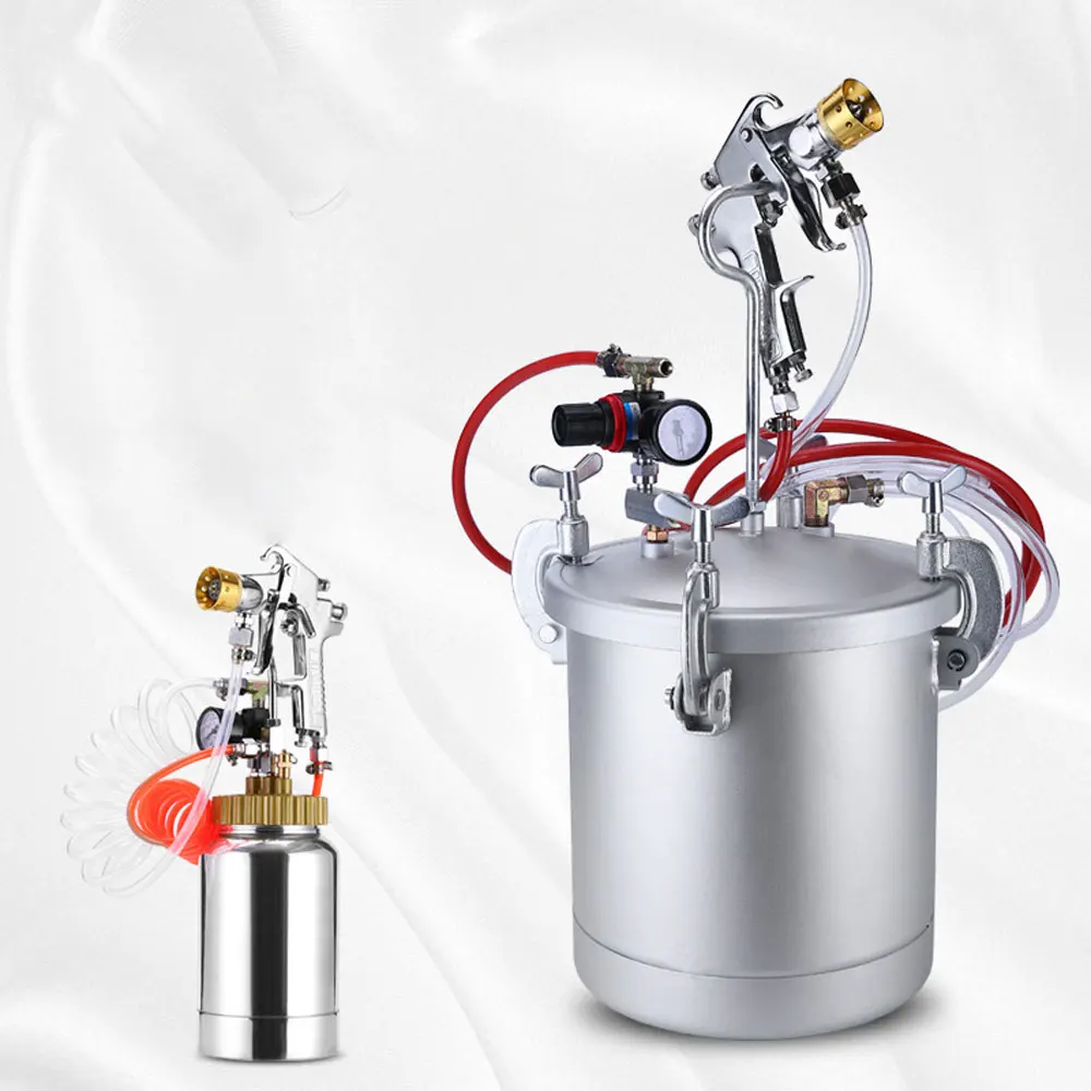 10L Water In Water Colorful Paint Spray Gun, Latex Paint Pressure Bucket Spray tool , Imitation Marble Spray Gun