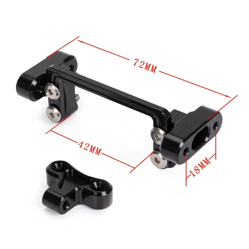 Montaje de parachoques de chasis LCG para centro de gravedad inferior, haz de montaje Servo para 1/10 RC Crawler Axial SCX10 I II III, actualizaciones