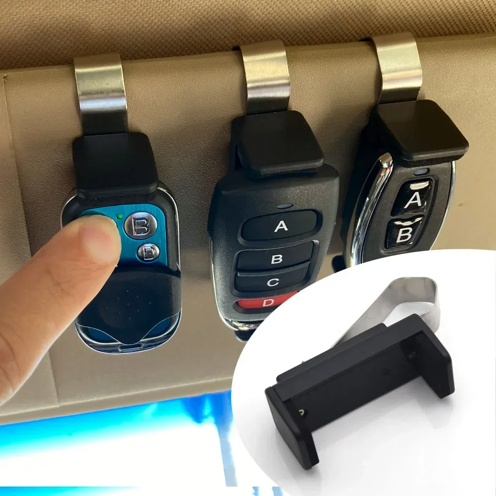 New Car key Clip Holder Car Sun Visor Clip Garage Door Control Adjustable 47-70mm Garage Remote Control Clip Accessories Opener