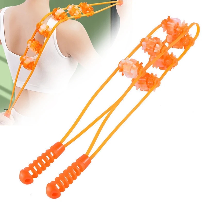 

Body Back Massage Roller Manual Pulling And Relaxing Muscle Body Care Promoting Blood Circulation Massage Health Care Tool Home