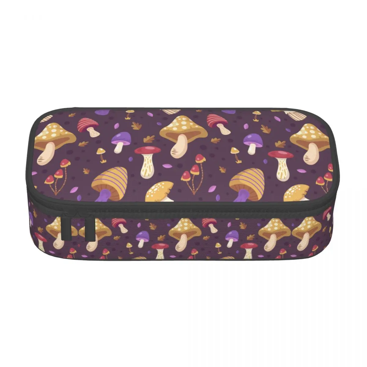 Customized Cute Mushroom Pattern Pencil Cases for Girls Boys Large Capacity Pencil Box School Accessories