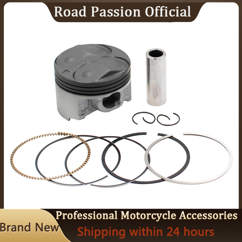 1 set Motorcycle Bore Size STD 56 mm +25 +50 +75 +100 Piston & Piston Ring Kit For YAMAHA FZR400RR SP 3TJ FZ400 FZ 400 4YR 1997