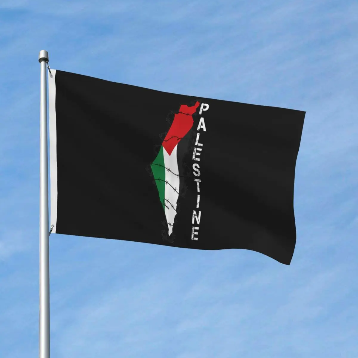 Kufiya Palestine Keffiyeh Flag-Palestinian Map Flag Custom 90X150cm Flags Hanging Fashion Banner For Bed Room Decor