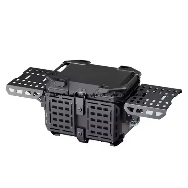 

Aluminum Alloy Mecha Motorcycle Trunk Multifunctional Foldable Trunk