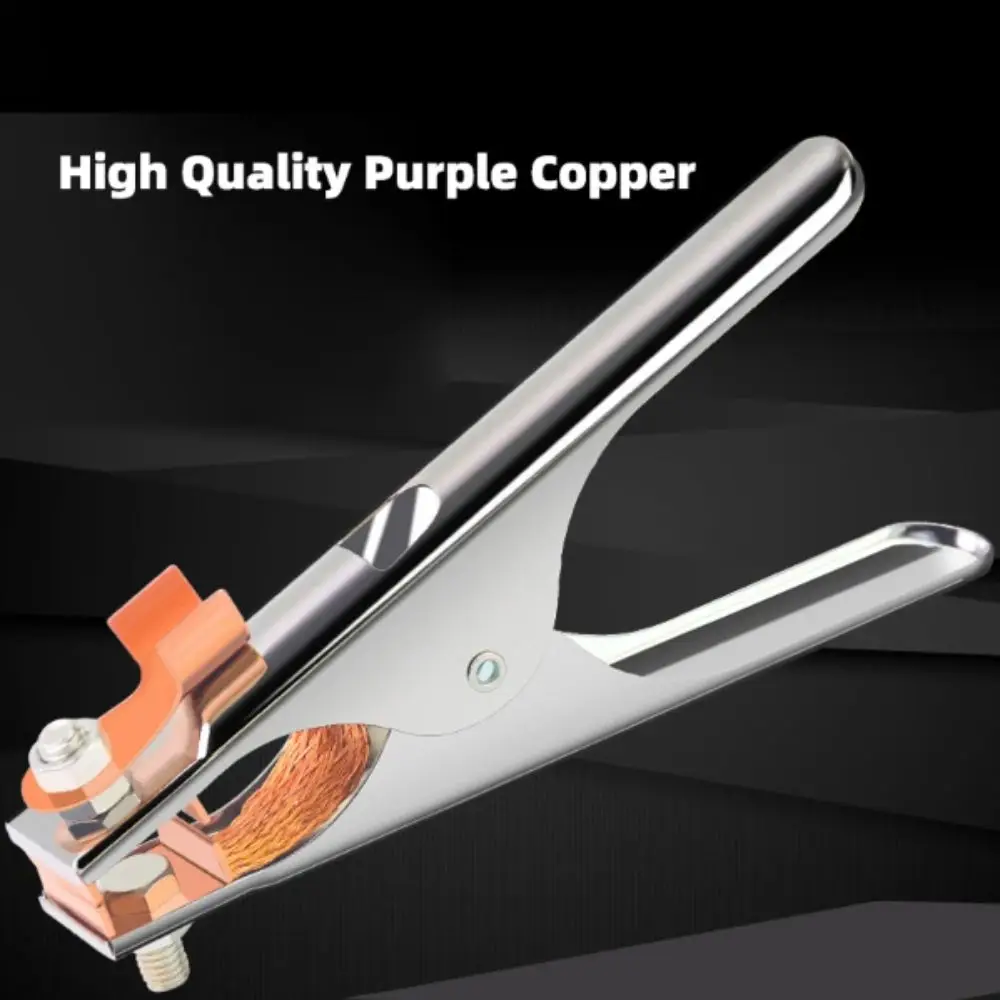 300A Capacity Welding Clamps Strong Clamping Force Lightweight Design Spot Welding Clamp Brass Tip Conductive Material
