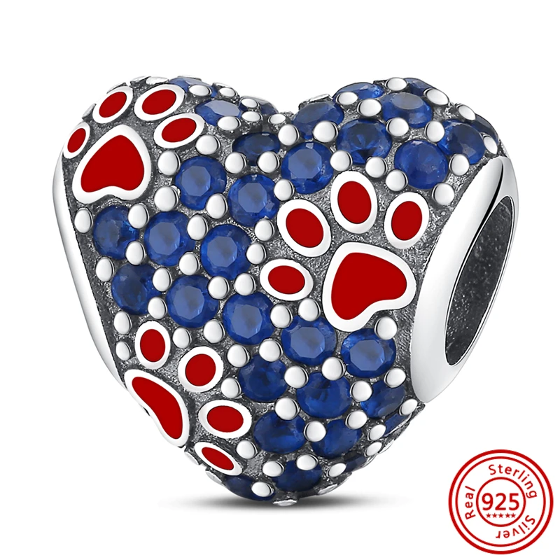 2026 Heißer Verkauf Charms Perle 925 Sterling Silber Blauer Schmetterling Leuchtender Glühwürmchen-Anhänger Passend für Armreif Armband Halskette DIY Schmuck – Detail 1