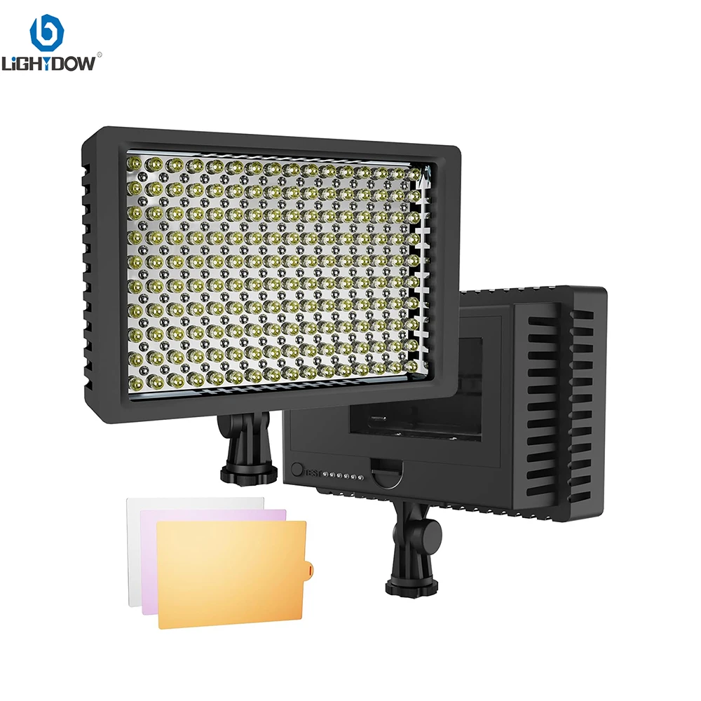 Lightdow LD-160 Ultra High Power Dimmable 160 LED Bulb Video Light for Canon Nikon Sony DSLR Camera