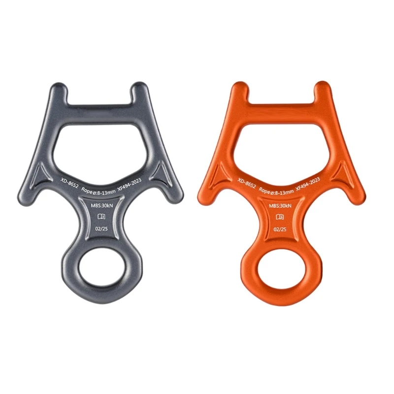 Aleaciones aluminio descendientes Rappel Rappel Belays dispositivos montañismo para escalar rocas y socorro