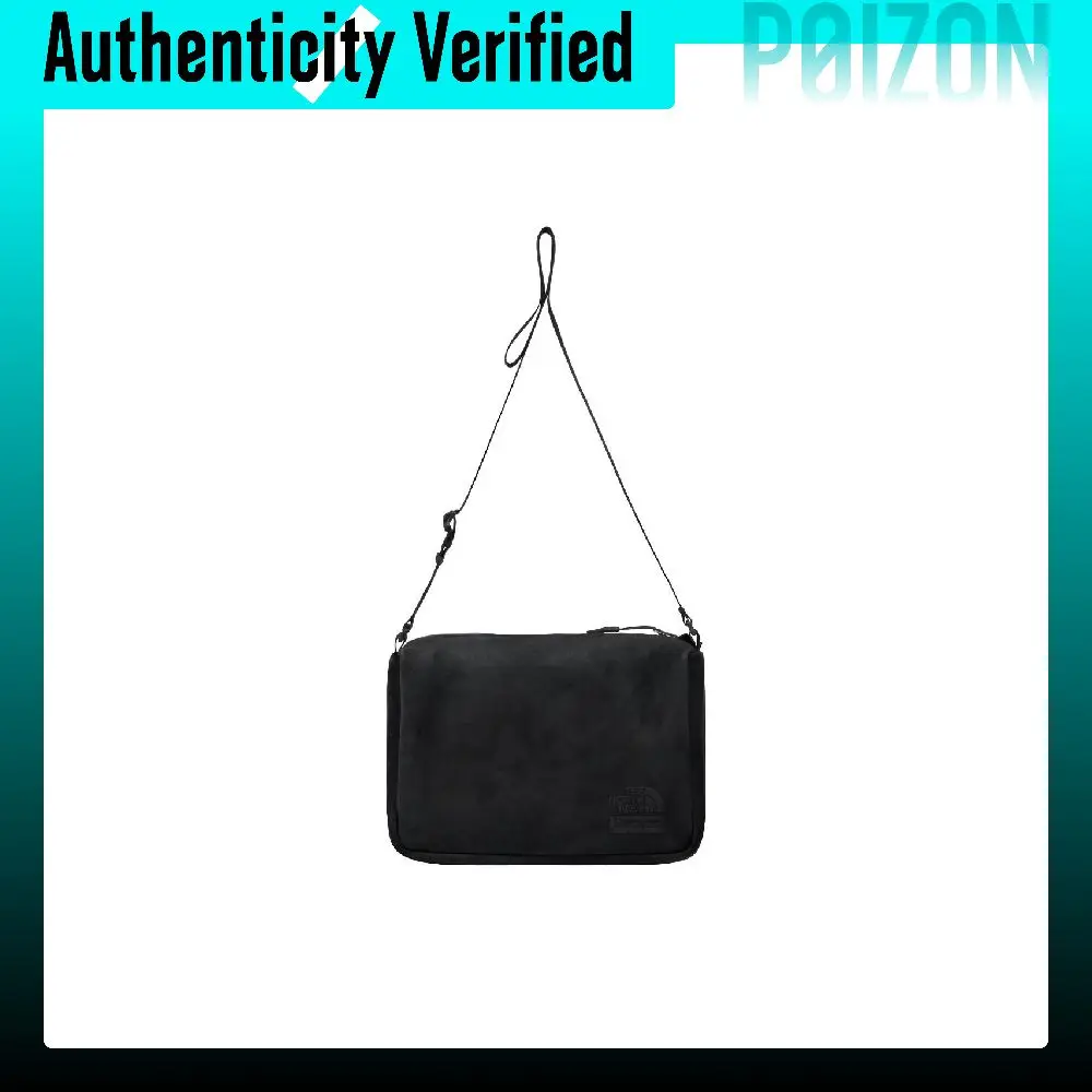 Supreme X The North Face Collaboration Suede Crossbody Handbag, Shoulder Bag Regular Unisex Black NF0A875Q09Y