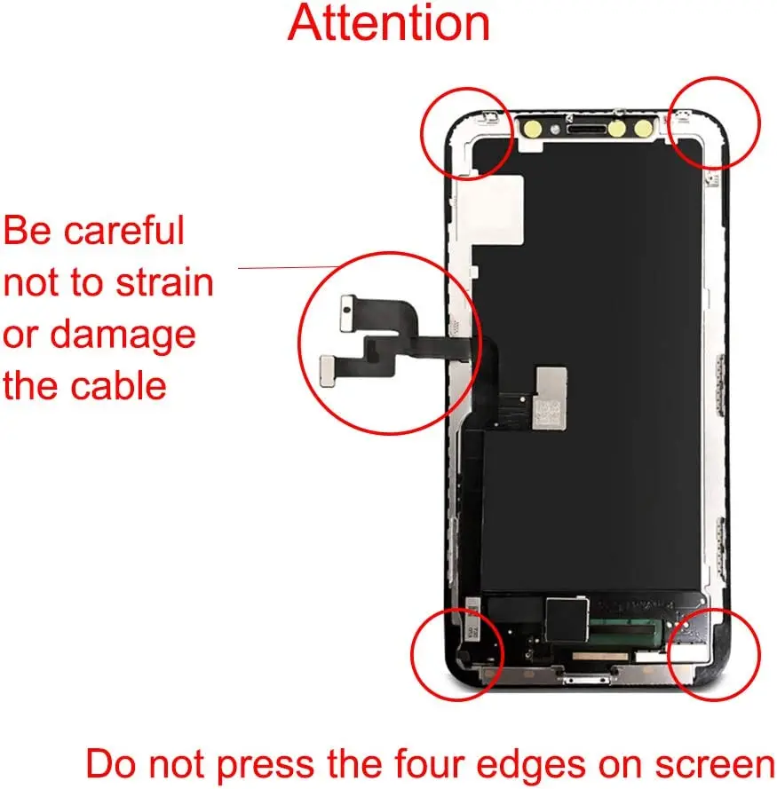 5PCs/Lot Oled Screen For iPhone 7 8 Plus X Xs 11 12 Pro Max Oled LCD Screen Display For iPhone X XS Max 11 Incell Screen Display