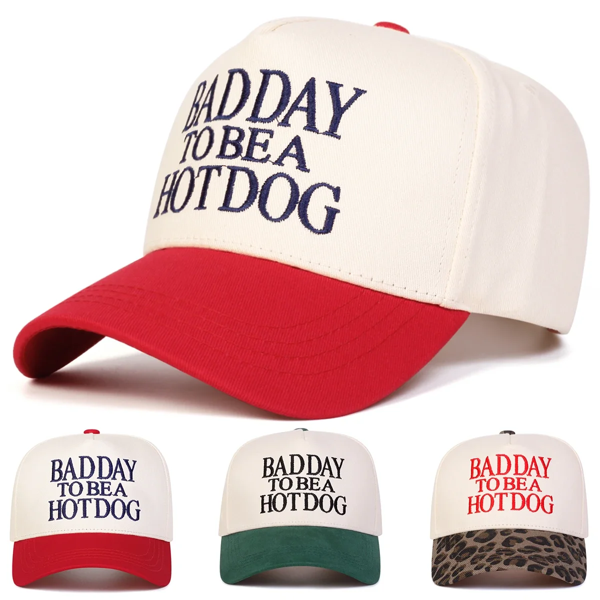 Unisex BAD DAY TO BE A HOTD Embroidery Baseball Caps Spring Autumn Outdoor Adjustable Casual Hats Sunscreen Hat Sports Cap