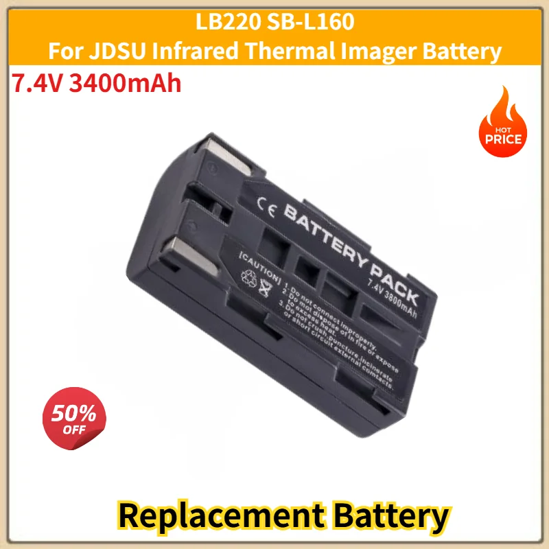High Quality 7.4V 3400mAh LB220 SB-L160 Battery for JDSU Infrared Thermal Imager Replacement Battery
