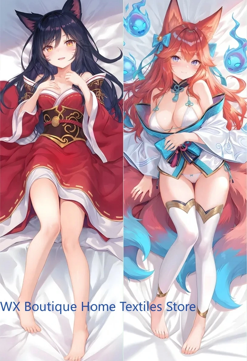 

Anime LOL Ahri The Rogue Assassin K/DA Cosplay Dakimakura Pillow Case