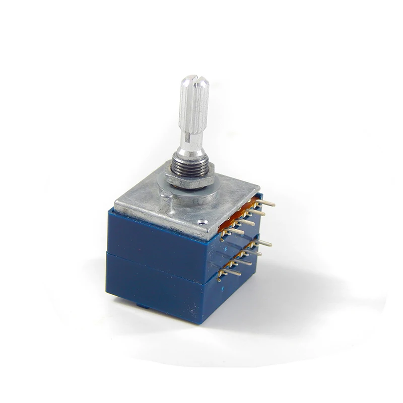 ALPS RK163 A50KX2 Dual-Potentiometer – 16er Typ, 50K Ohm, 6 Pins, 20 Mm Halbwelle, Für Audio-Anwendungen