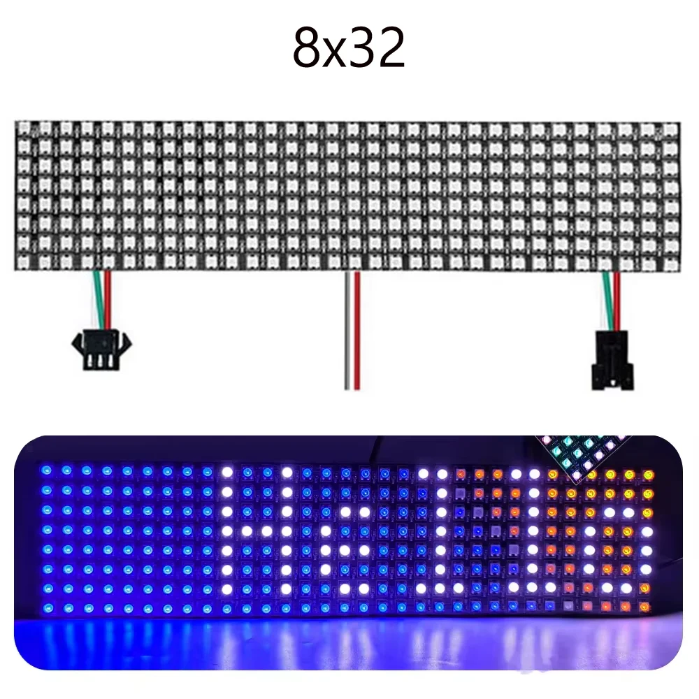 SP802E Controller For Confession Party 8x8 16x16 8x32 24x24 WS2812 Pixel Screen For Drawing And Writing