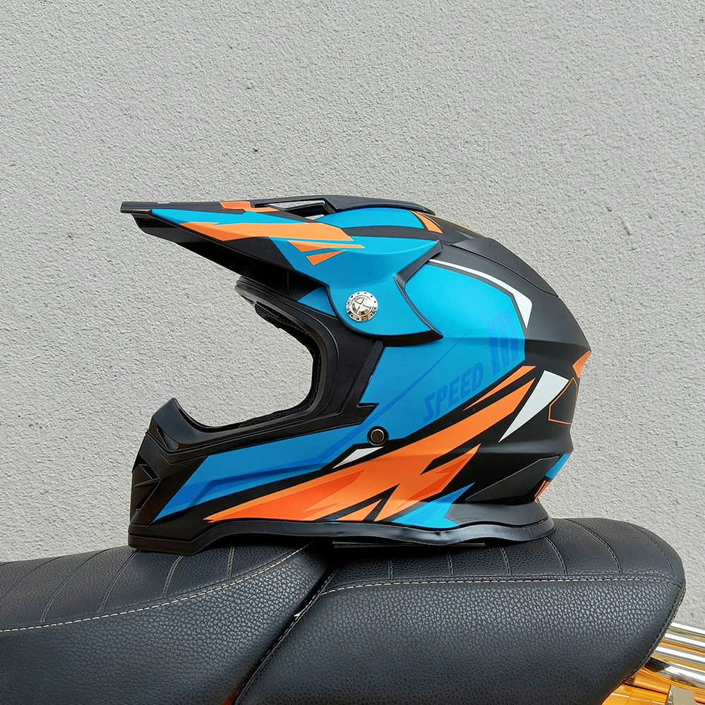 Full Face Off-Road Racing Bike Motorcycle Helmets Downhill Cross Capacetes Motocross Casco ATV AM DH DOT Approved ECE