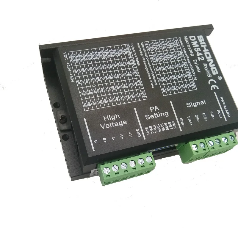 Driver Motor Stepper CE Approved DM542 24V untuk Motor Stepper 42 dan 57 60 2phase