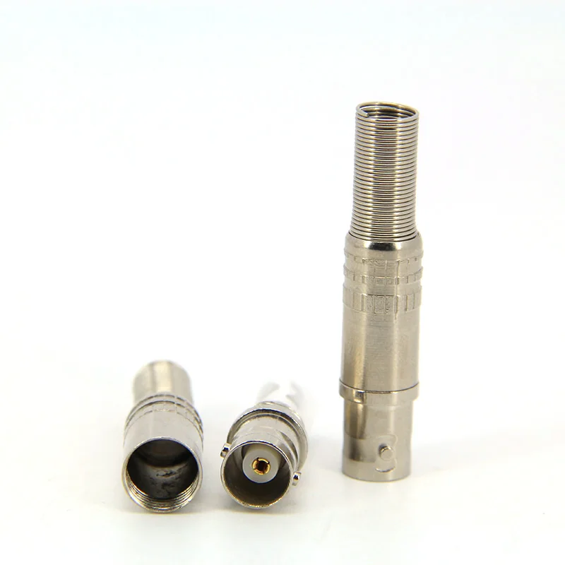 BNC Female Spring tail Cable Soldering for CCTV Video Monitor CONNECTOR welding plug J17