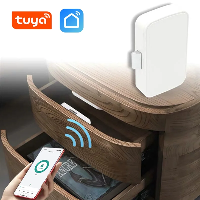 【Buy It-Now!】Tuya APP Remote Control Wireless Keyless Smart Cabinet Lock Anti-Theft For Infrared