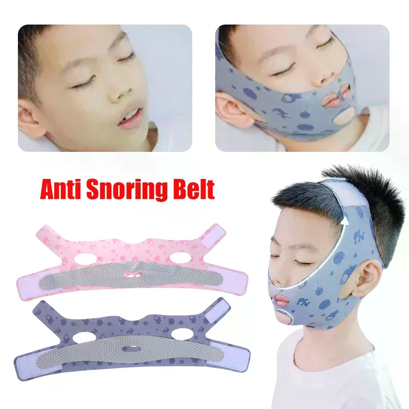 Open Mouth Breathing Correction Care Chin Strap Anti Snoring Belt Mouth-sealing Gifts for Better Breath Health for Women, Men