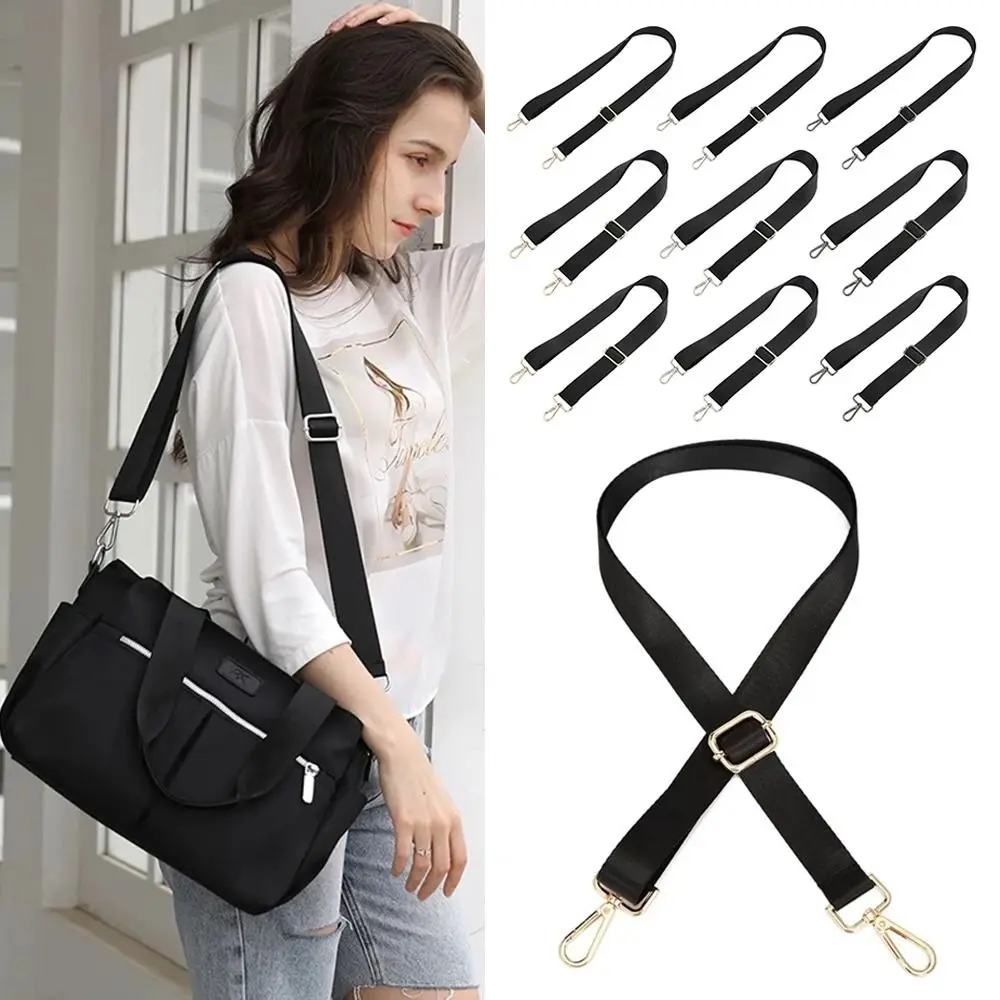 

New Fashion Adjustable Bag Strap Nylon Black Shoulder Bag Strap DIY Handbag Handle for Crossbody Bag