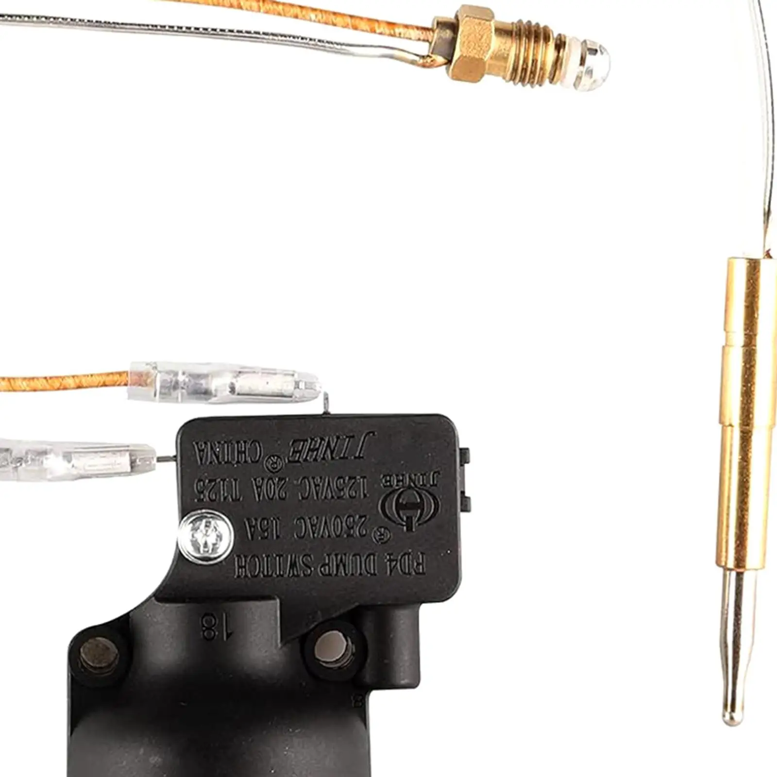 

Thermocouple Tilt Switch,Patio Heater Parts, 13.8" Length Wire ,Thermocoupler Dump Switch Repair for Patio Heater,Gas Heaters