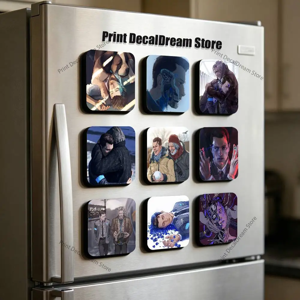 Game D-Detroit Sublimation Magnet Cartoon Anime CuteFridge Magnets Personalized Sublimation Products for Kitchen