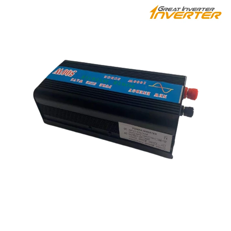 

Pure Sine Wave Inverter 500W 12V 24V 36V 48V 60V 72V 84V DC TO 110V 120V 220V 230V AC Off Grid Inverter 50HZ/60HZ Power For Car