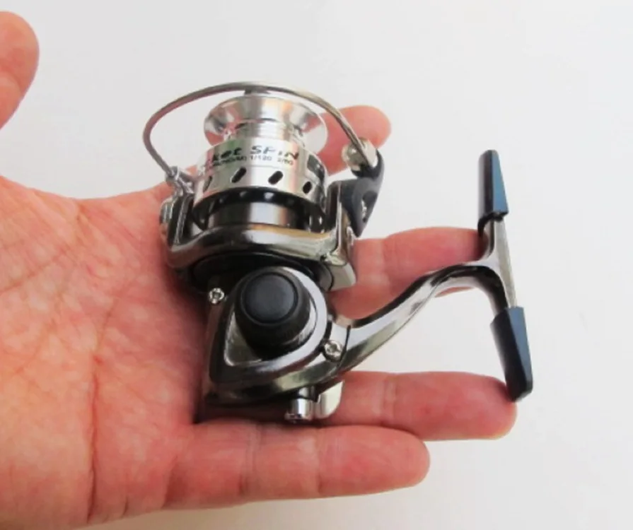 aliexpress small fishing reels Mini 100 Metal Spinning Wheel Aluminum Reel with Metal Spool for Freshwater and All Season Fishing Built with G Letoyo Aluminum Key Chain Fly