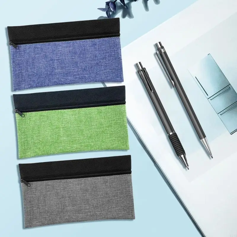 Bocas lápis poliéster estojo lápis básicos