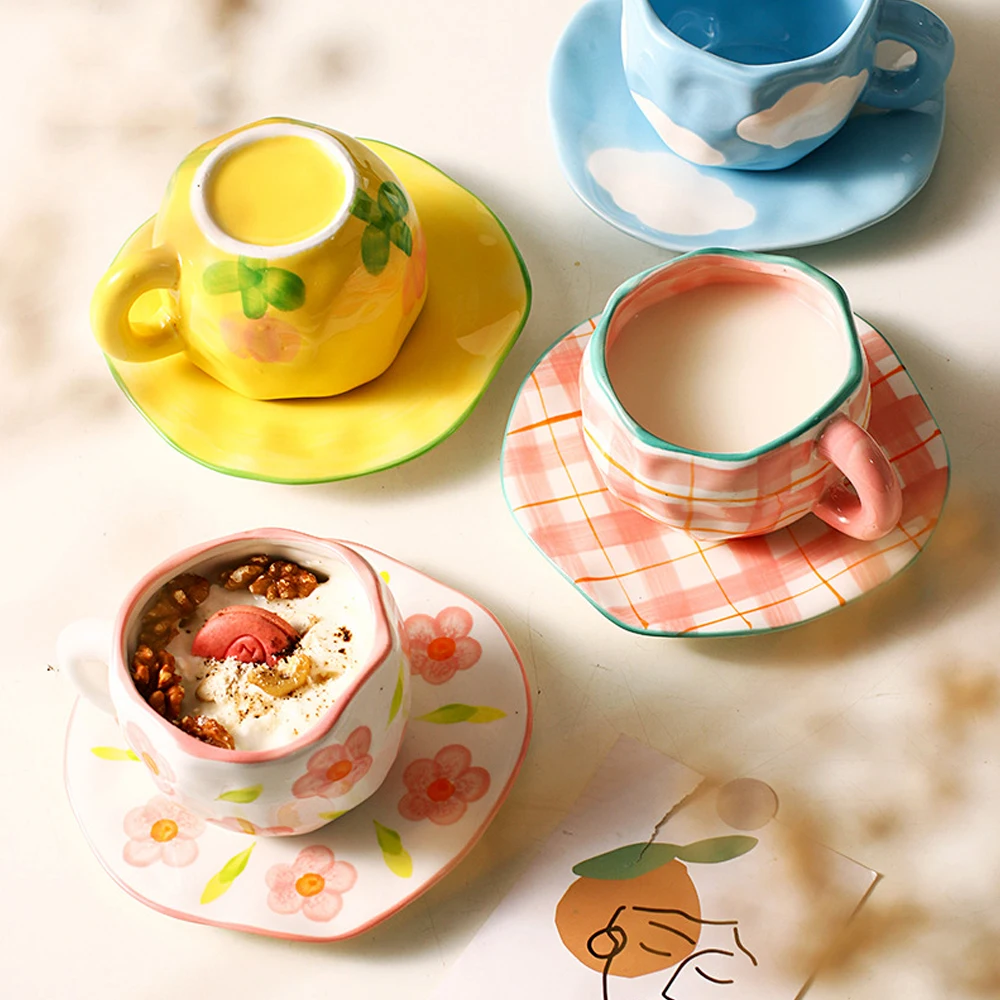 Ręcznie Malowany Ceramiczny Ze – Coffee Tea Friends recenzja i cena