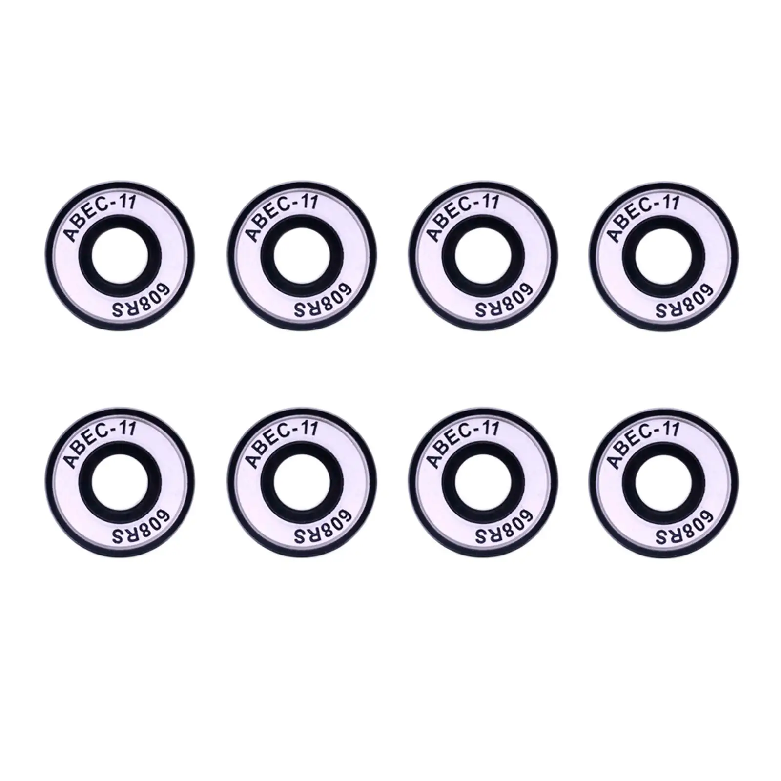 Chrome Steel 608 Ball Bearings ABEC 11 Skateboard Double Sealed 22mm Outer Diameter for Inline Longboard Scooter Wheels