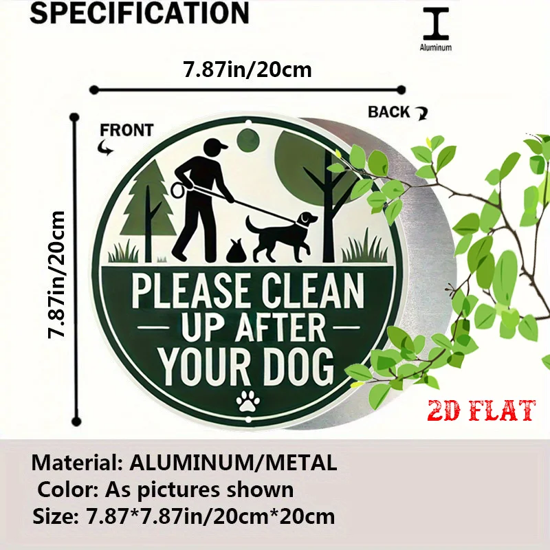 2D Flat, 1pc Vintage Pet-Friendly 