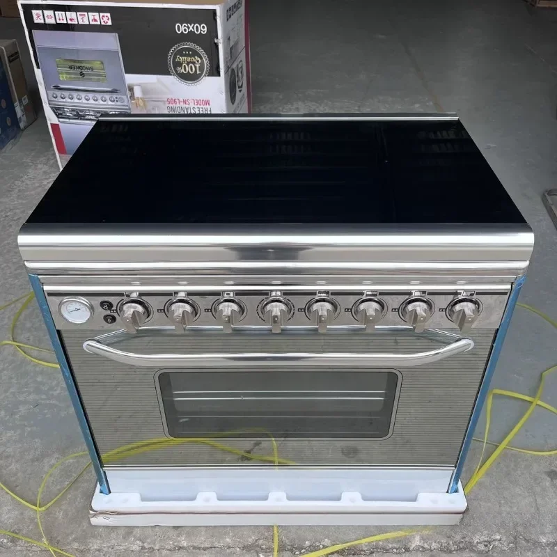 English version 5 gas one-piece oven outlet one-piece vertical oven
