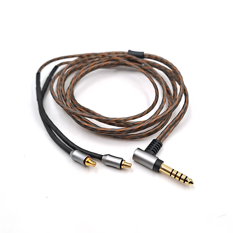 For Audio Technica  ATH-LS50 LS200 LS70 LS300 LS400 E70 E50 E40 A2DC Replaceable Headset 4.4mm Balance Silver Plated Cable