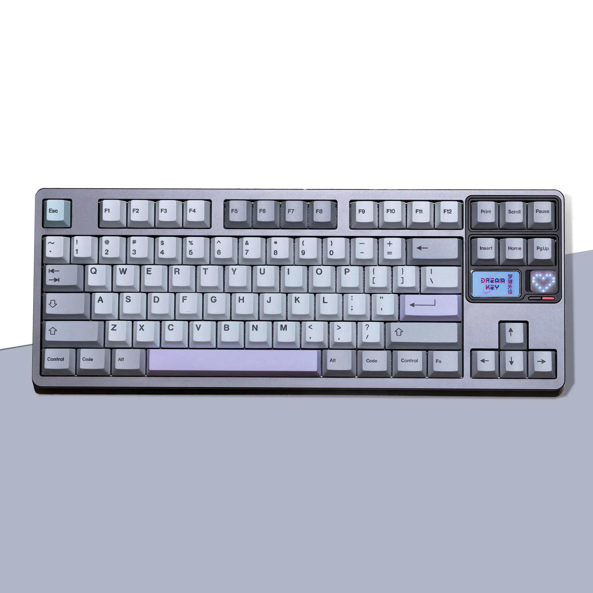 Purple PBT Keycaps Cherry Profile Dye-Sublimation Custom Full Keycap Set for MX Mechanical Keyboards